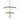Thumprints Glacier Black Foyer Chandelier T1040