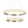 Thumprints Fusion Chrome Foyer Chandelier T1048