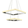 Thumprints Willow Chrome Foyer Chandelier T1050