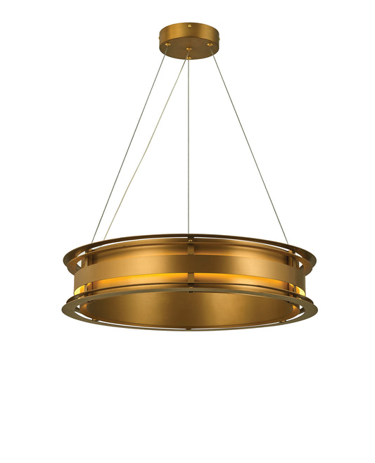 Thumprints Antique Gold Bristol Dining Chandelier