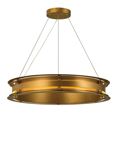 Thumprints Antique Gold Bristol Dining Chandelier