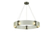 Thumprints Lyra Antique Pewter Dining Chandelier T1060