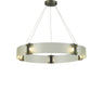 Thumprints Lyra Antique Pewter Dining Chandelier T1062