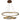 Thumprints Oakley Brushed Gold Dining Chandelier T1068
