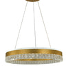 Thumprints Hazel Brushed Gold Dining Chandelier T1076