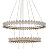 Thumprints Mia Brushed Gold Foyer Chandelier T1080