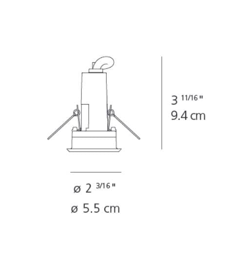 Artemide Ego 55 Downlight Round Artemide