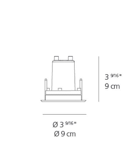 Artemide Ego 90 Downlight Round