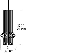 Mini Syrma Pendant Light | Visual Comfort Modern