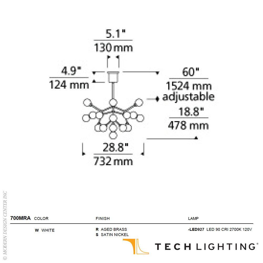 Tech Lighting Mara Chandelier