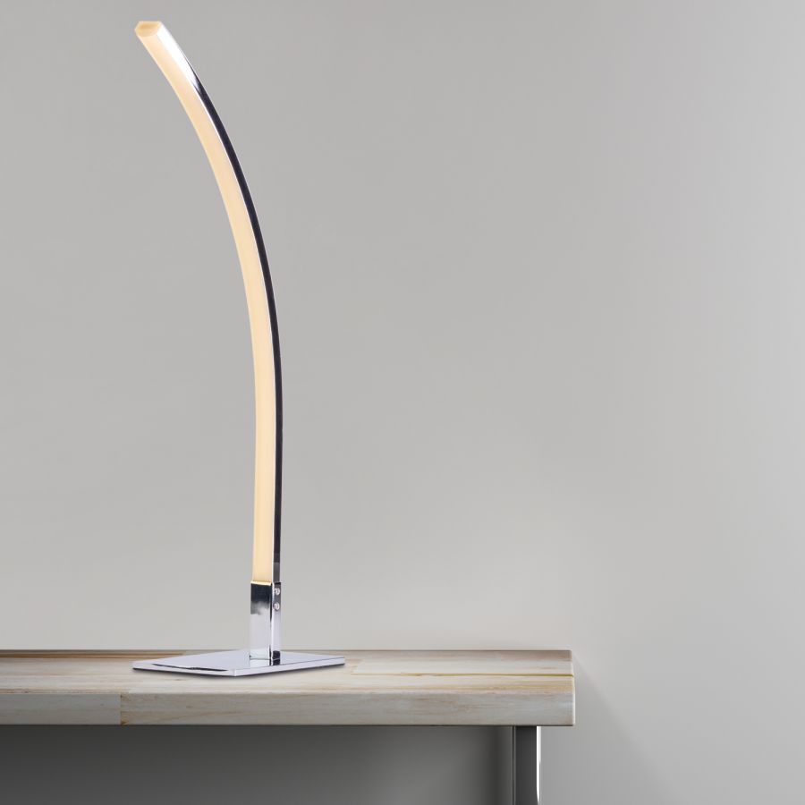 Finesse Decor Modern Arc Design Table Lamp - Led Strip