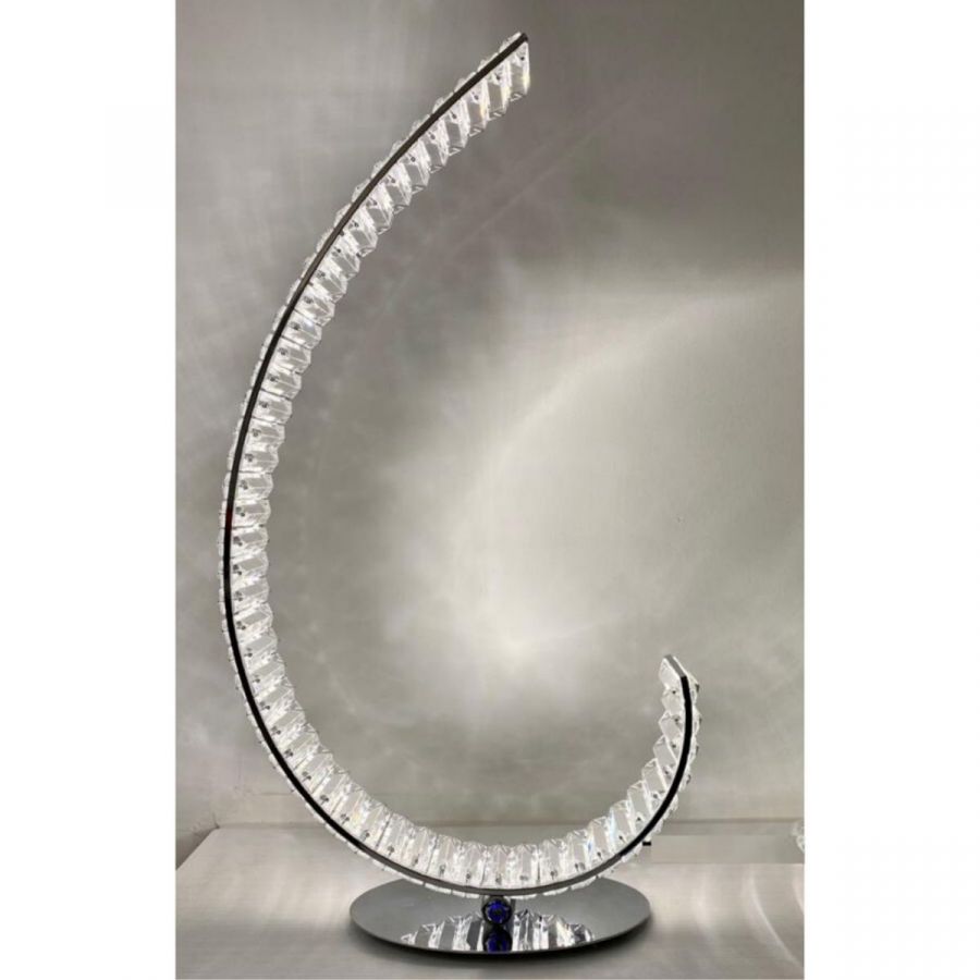 Finesse Decor Grace Crystal Droplet Table Lamp - Touch and Dimmable
