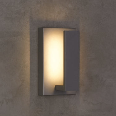 Modern Outdoor Wall Sconce, 9" - Visual Comfort Nate 700OWNTE 