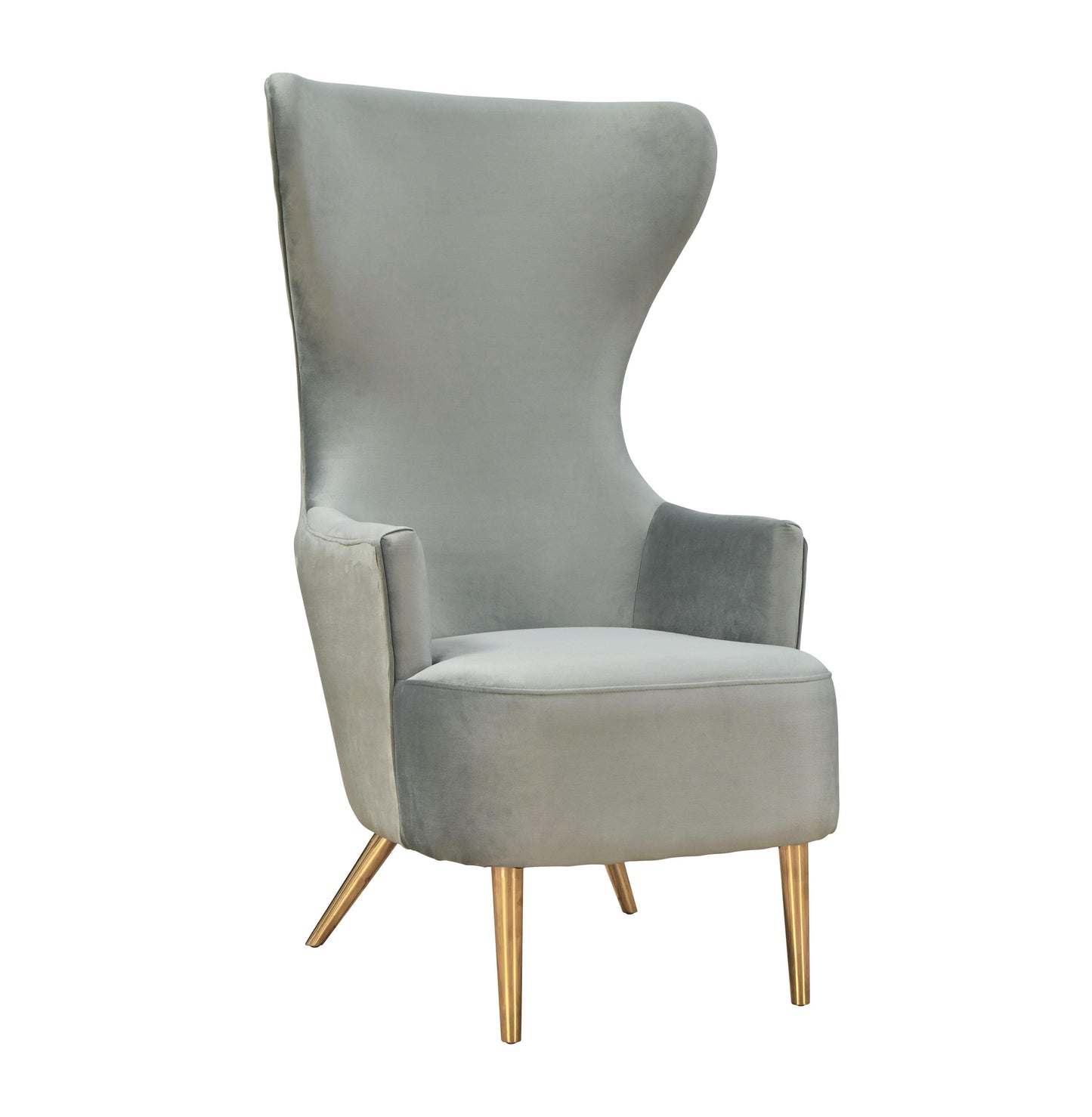 Tov Furniture Julia Grey Wingback Chair