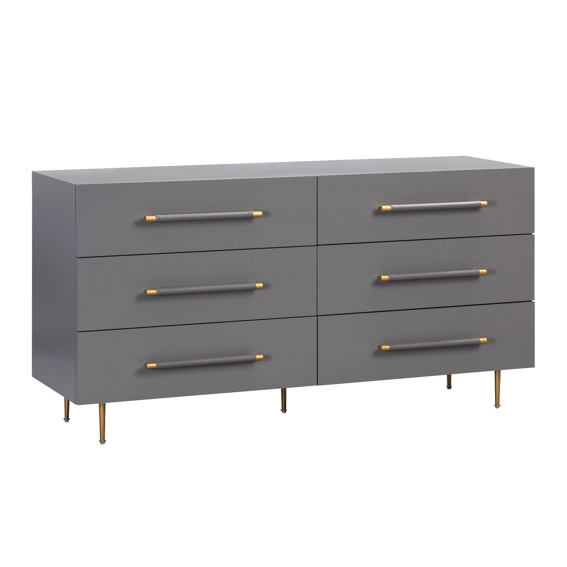Tov Furniture Trident Grey 6 Drawer Dresser