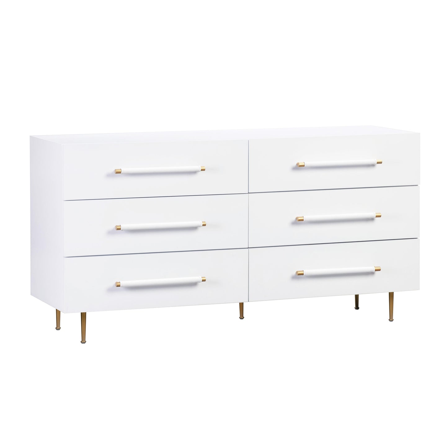 Tov Furniture Trident White 6 Drawer Dresser