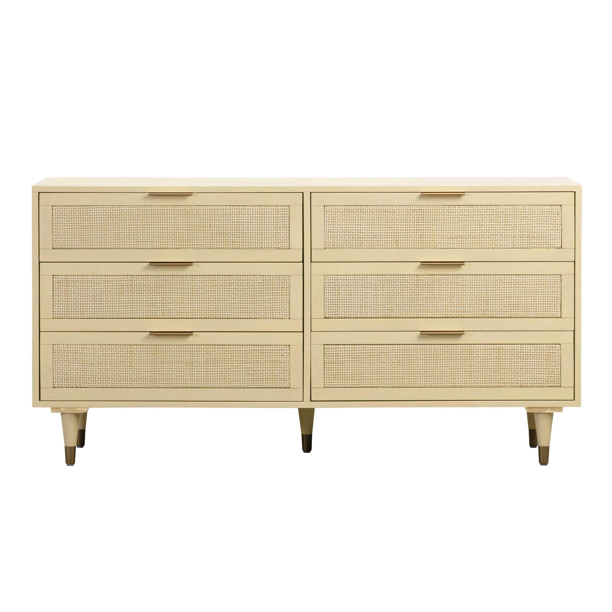 Tov Furniture Sierra Buttermilk 6 Drawer Dresser