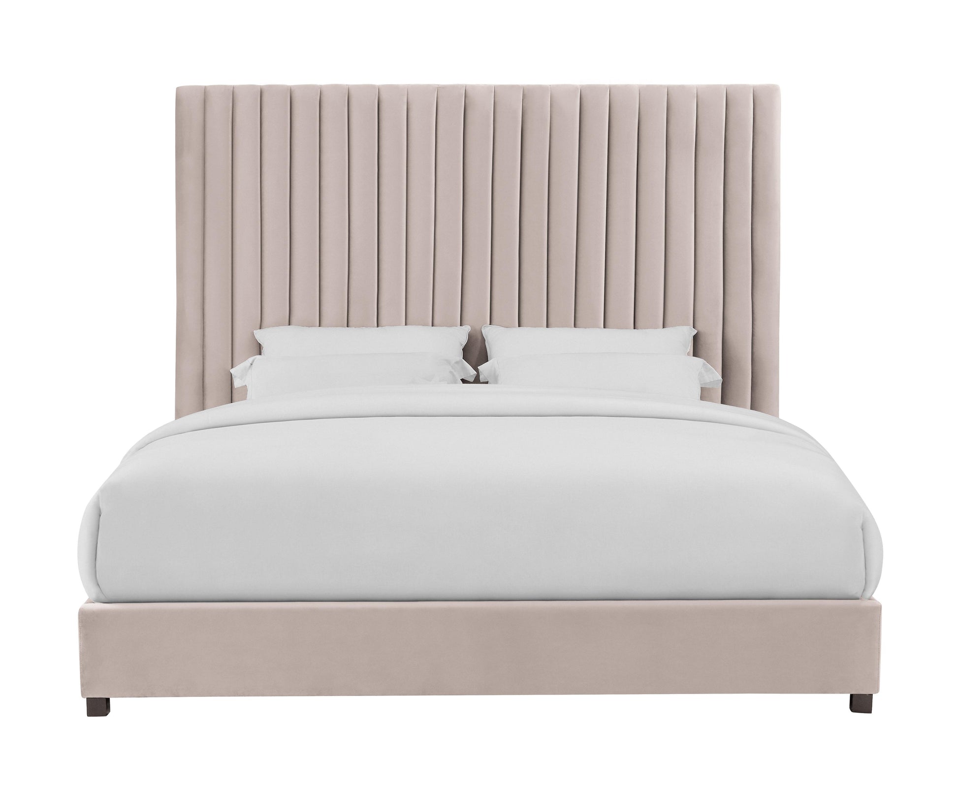 Tov Furniture Arabelle Blush Velvet King Bed