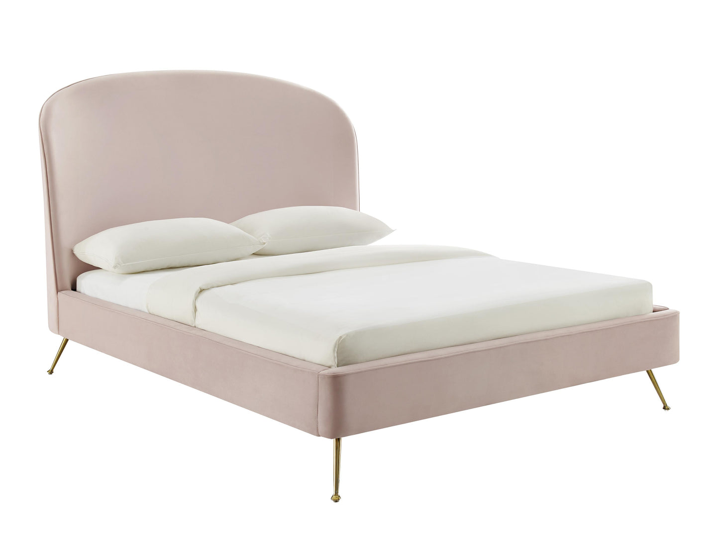 Tov Furniture Vivi Blush Velvet King Bed