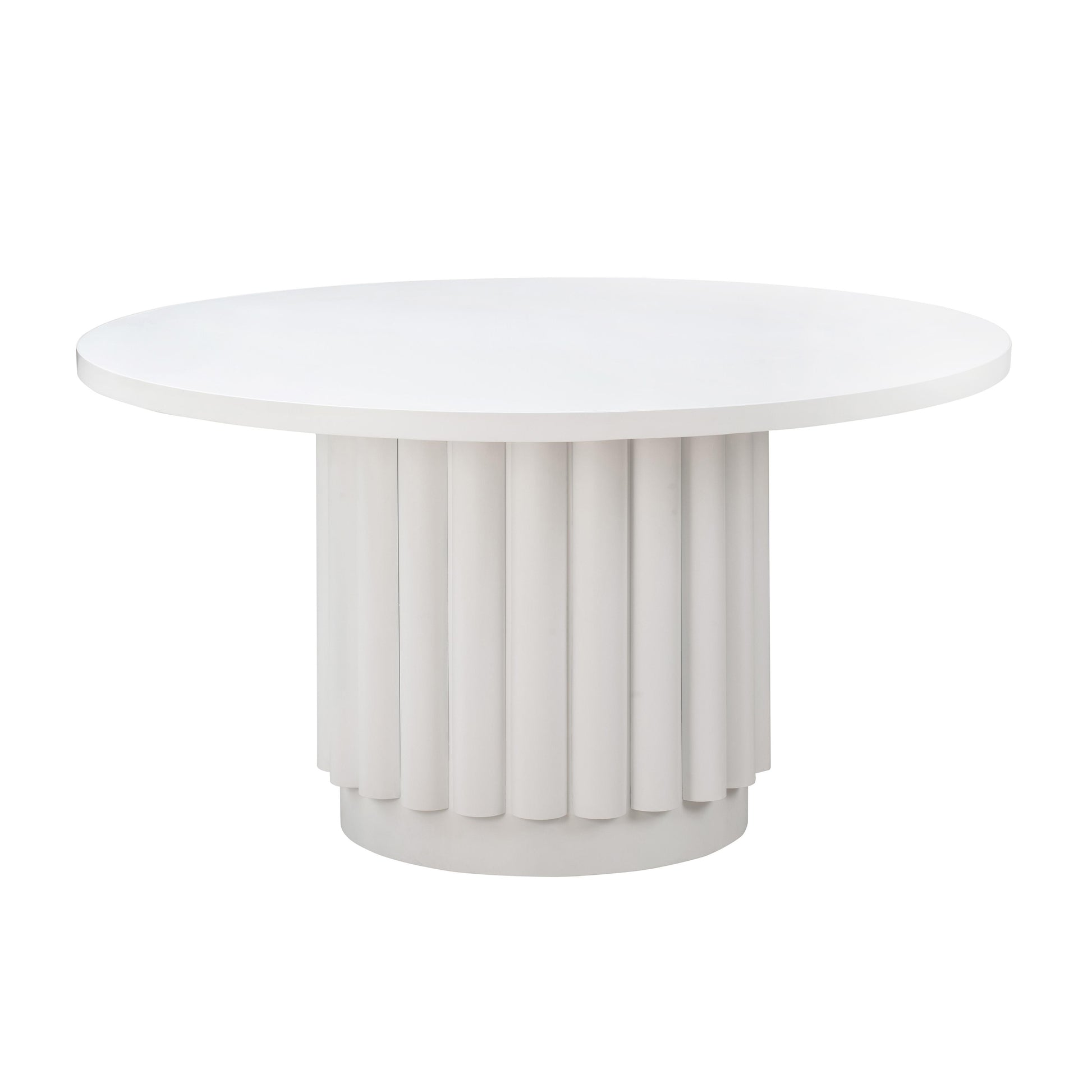Tov Furniture Kali 55 White Round Dining Table