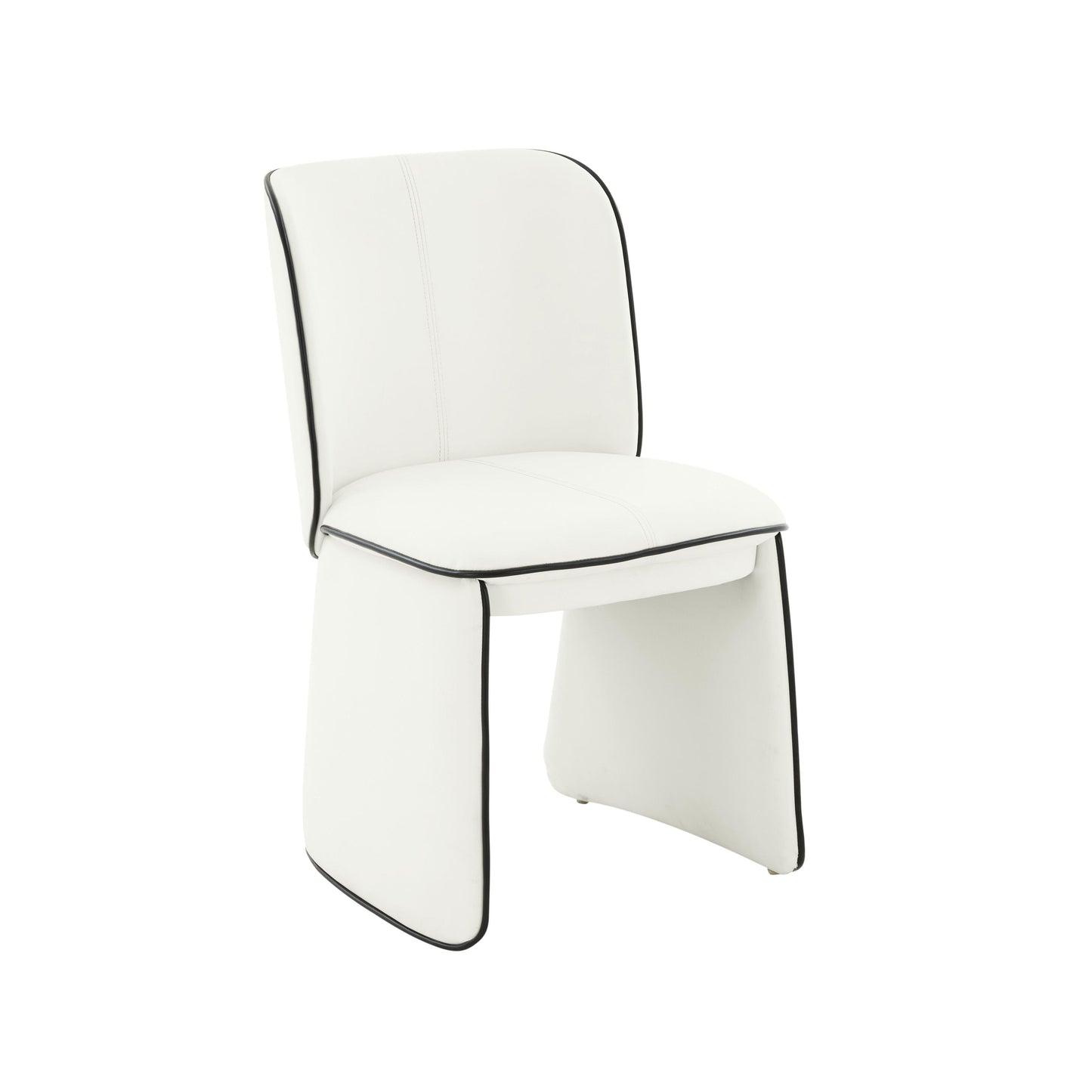 Tov Furniture Kinsley Cream Vegan Leather Dining Chair