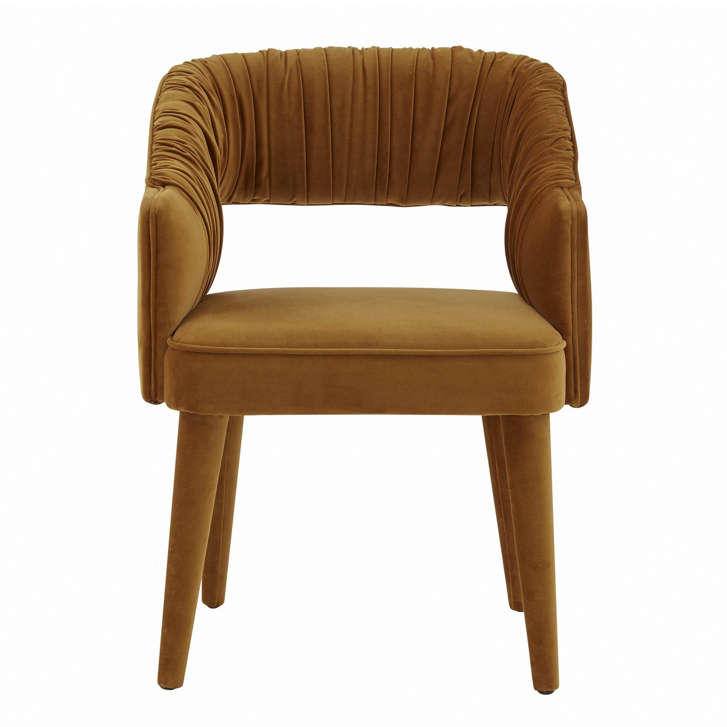 Tov Furniture Zora Turmeric Velvet Dining Chair