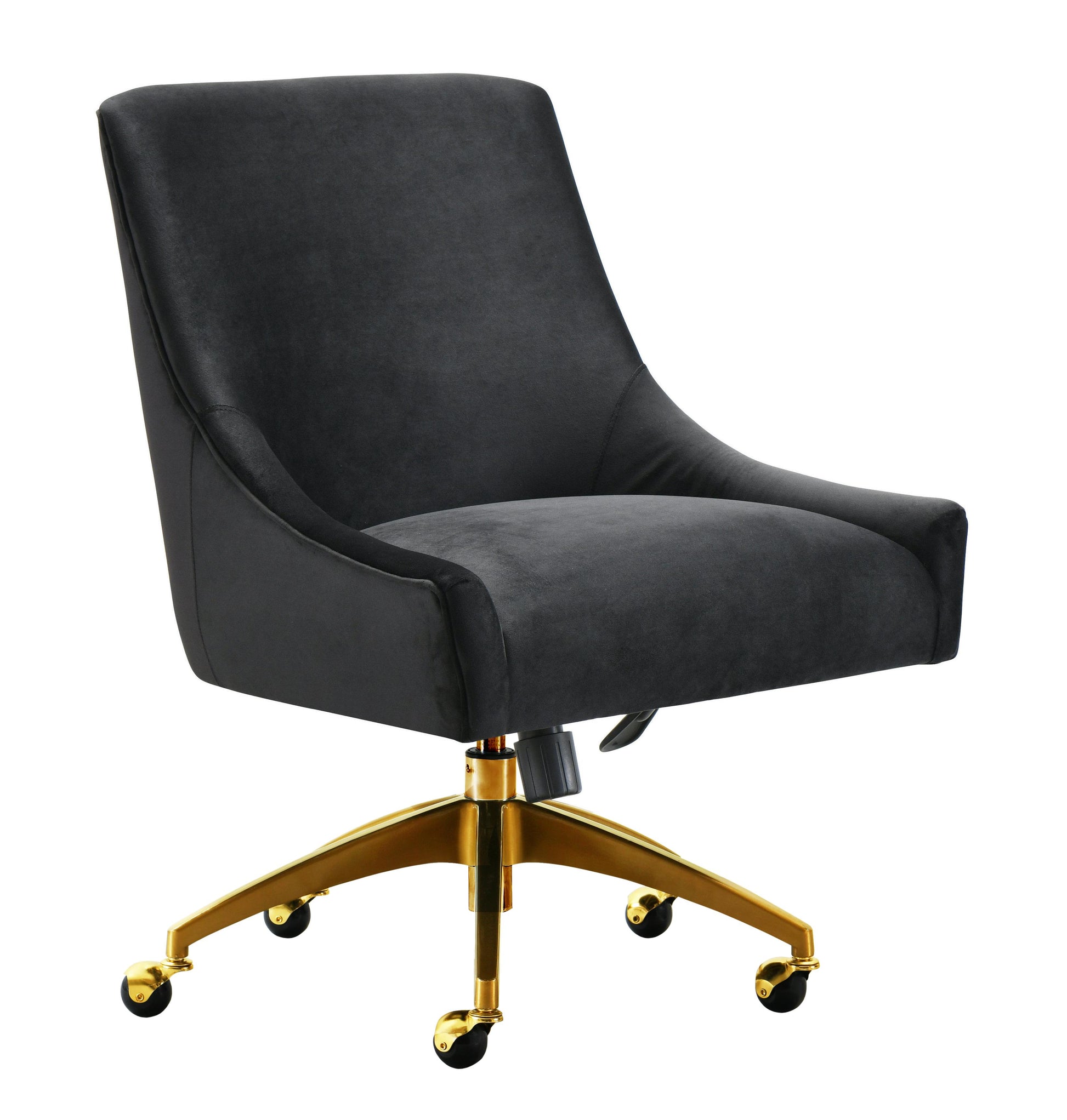Tov Furniture Beatrix Black Office Swivel Chair