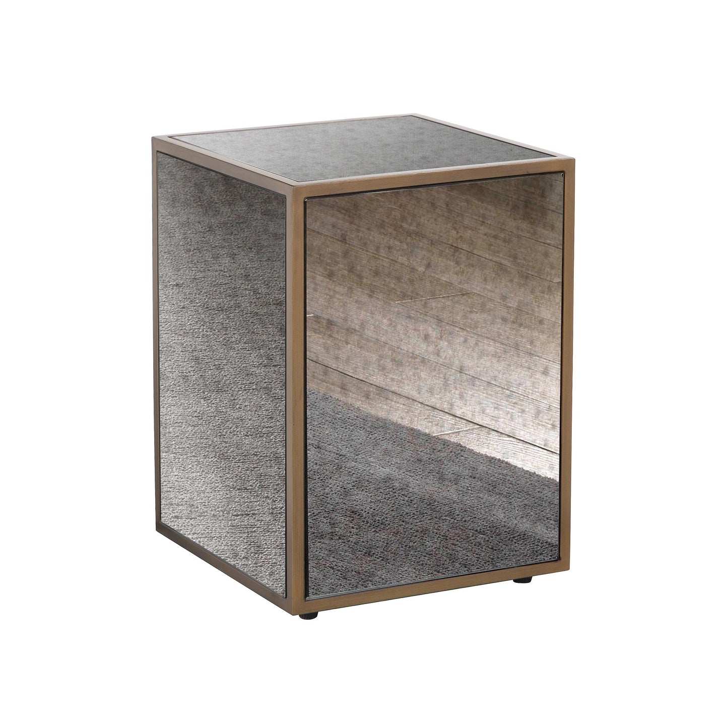Tov Furniture Lana Mirrored Side Table