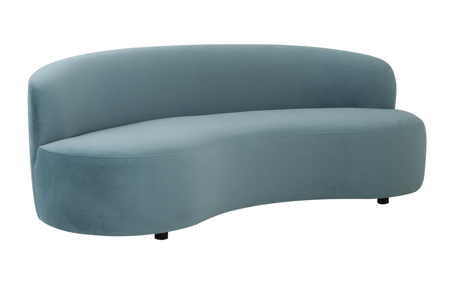 Tov Furniture Cannellini Bluestone Velvet Sofa