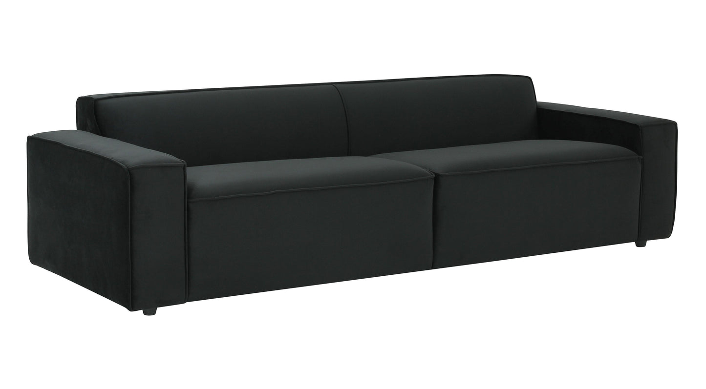 Tov Furniture Olafur Black Velvet Sofa