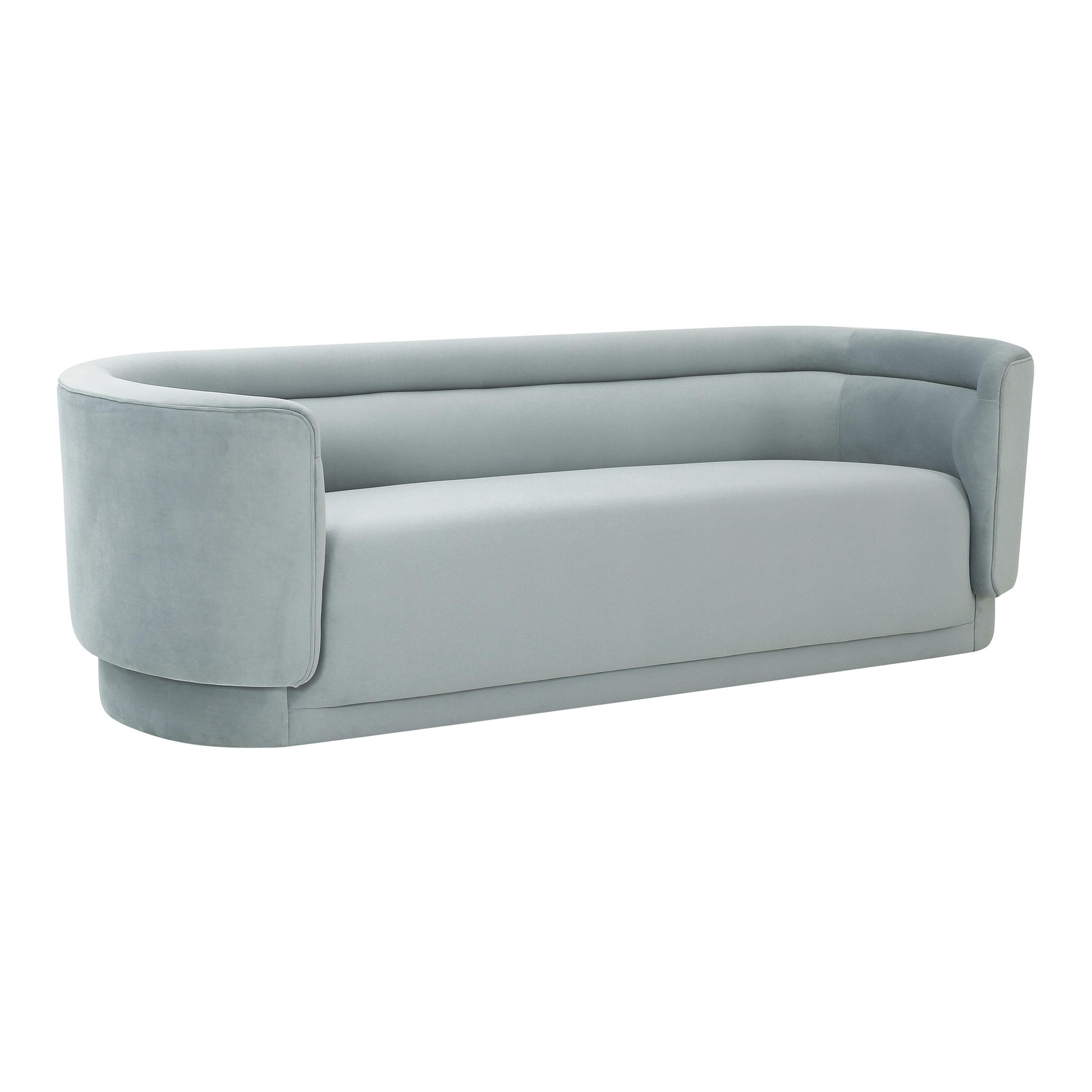 Tov Furniture Macie Sea Blue Velvet Sofa