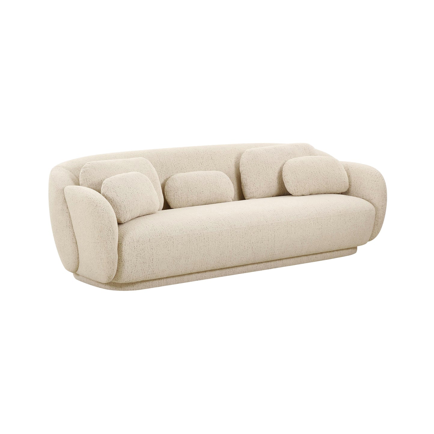 Tov Furniture Misty Cream Boucle Sofa