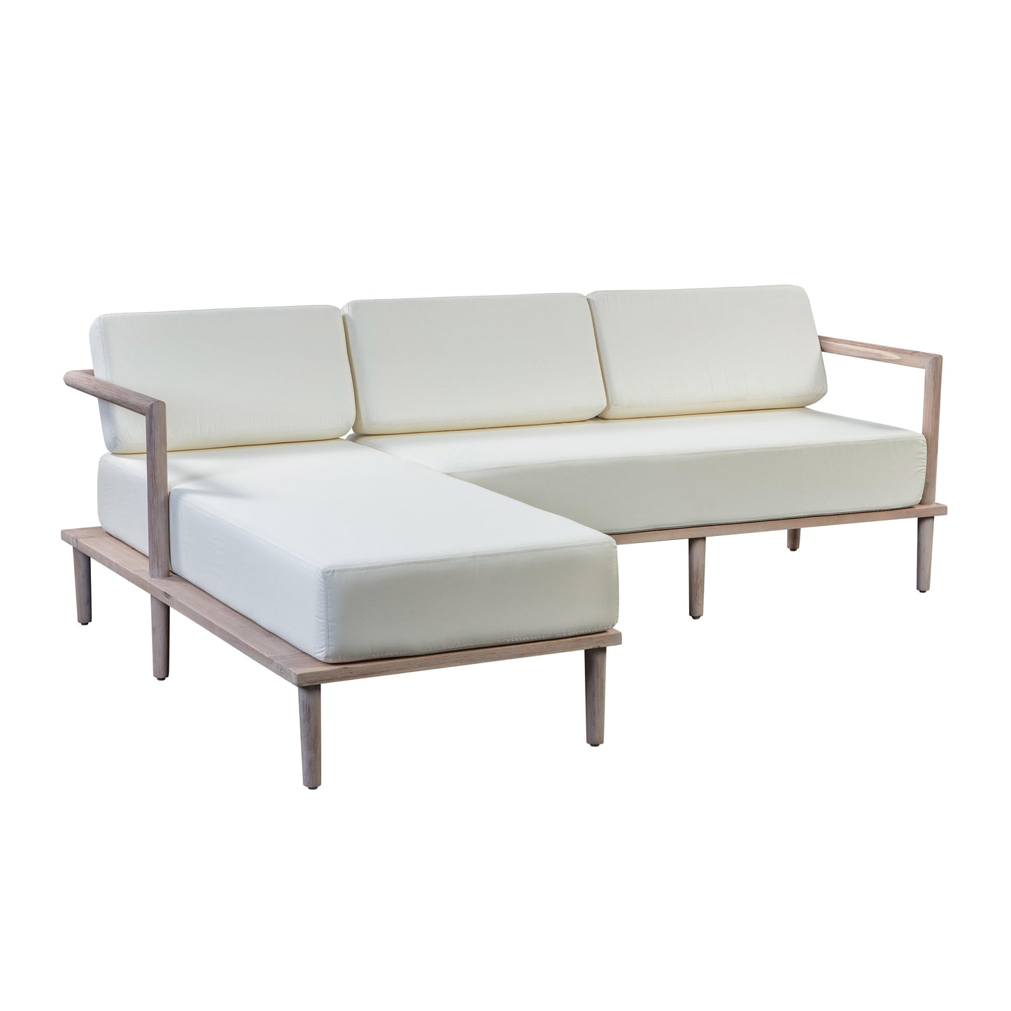 Tov Furniture Emerson Cream Outdoor Sectional LAF