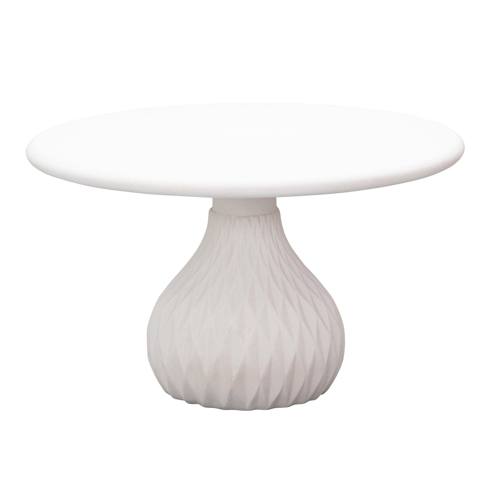 Tov Furniture Tulum Ivory Concrete Coffee Table