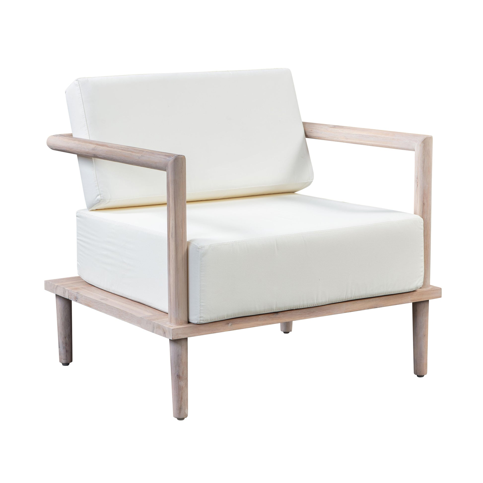 Tov Furniture Emerson Cream Outdoor Lounge Chair