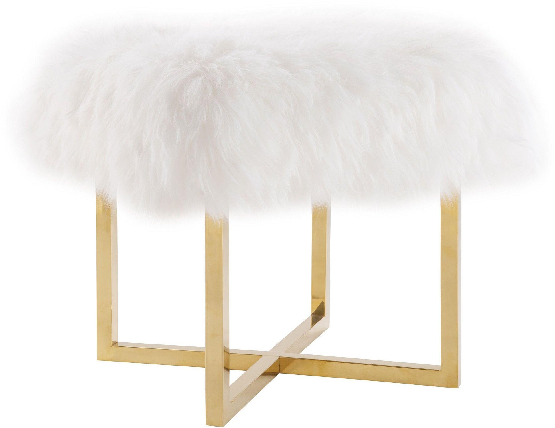 Tov Furniture Nomo Sheepskin Bench