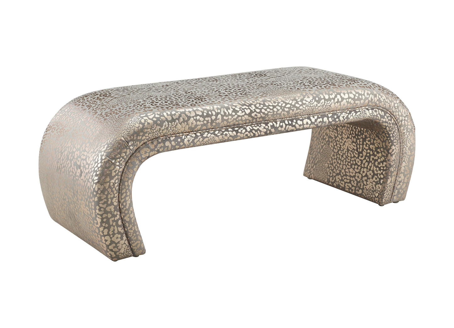 Tov Furniture Kenya Gilded Leopard Bench
