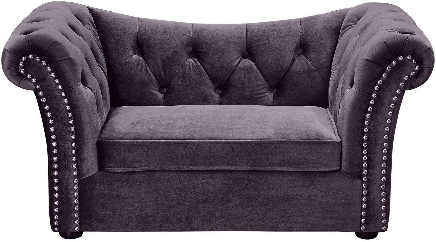 Tov Furniture Dachshund Grey Pet Bed