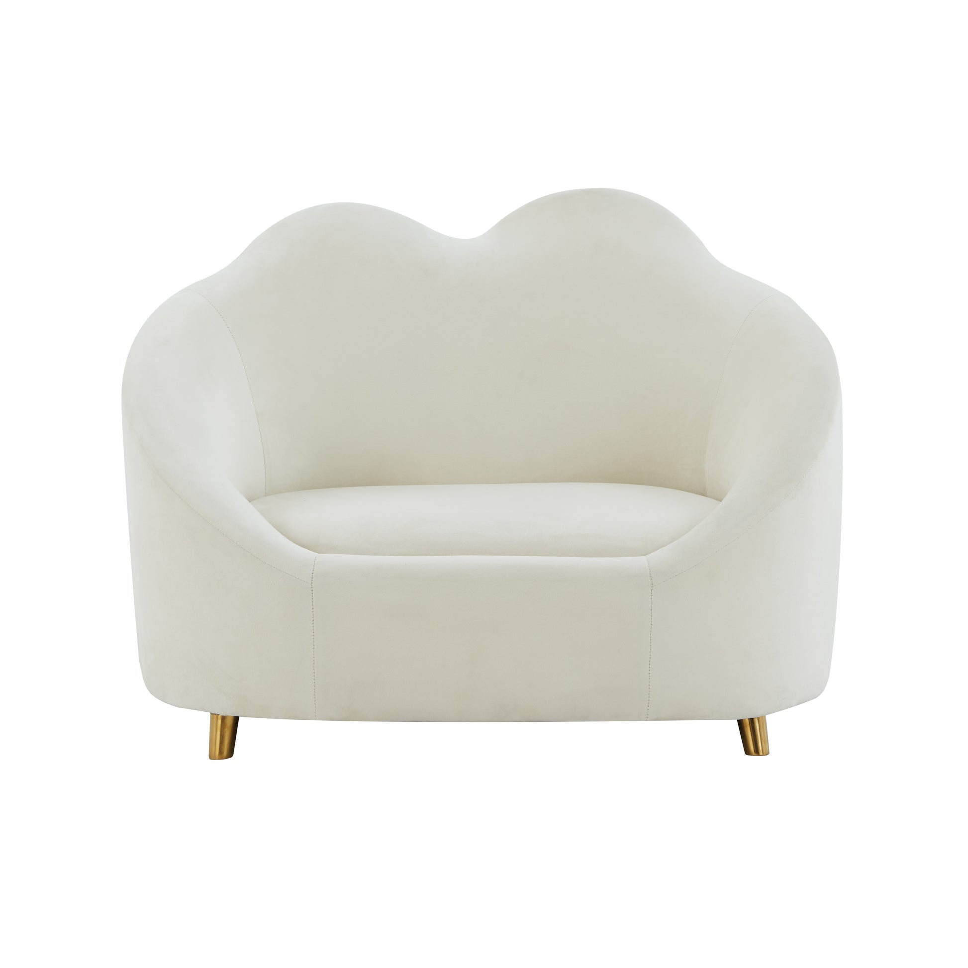 Tov Furniture Cloud Cream Velvet Pet Bed