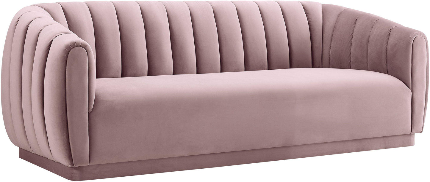 Tov Furniture Arno Mauve Velvet Sofa
