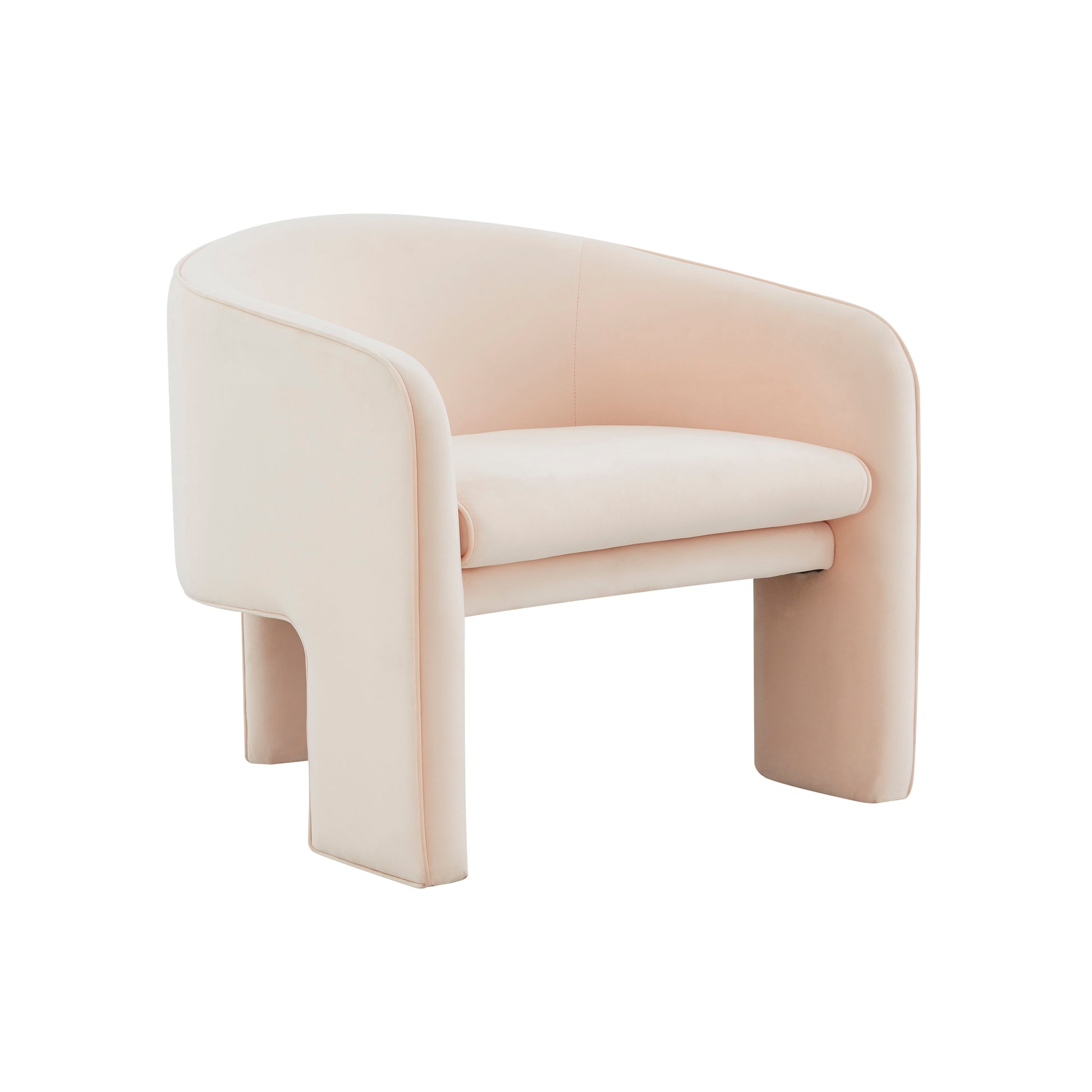 Tov Furniture Marla Peche Velvet Accent Chair
