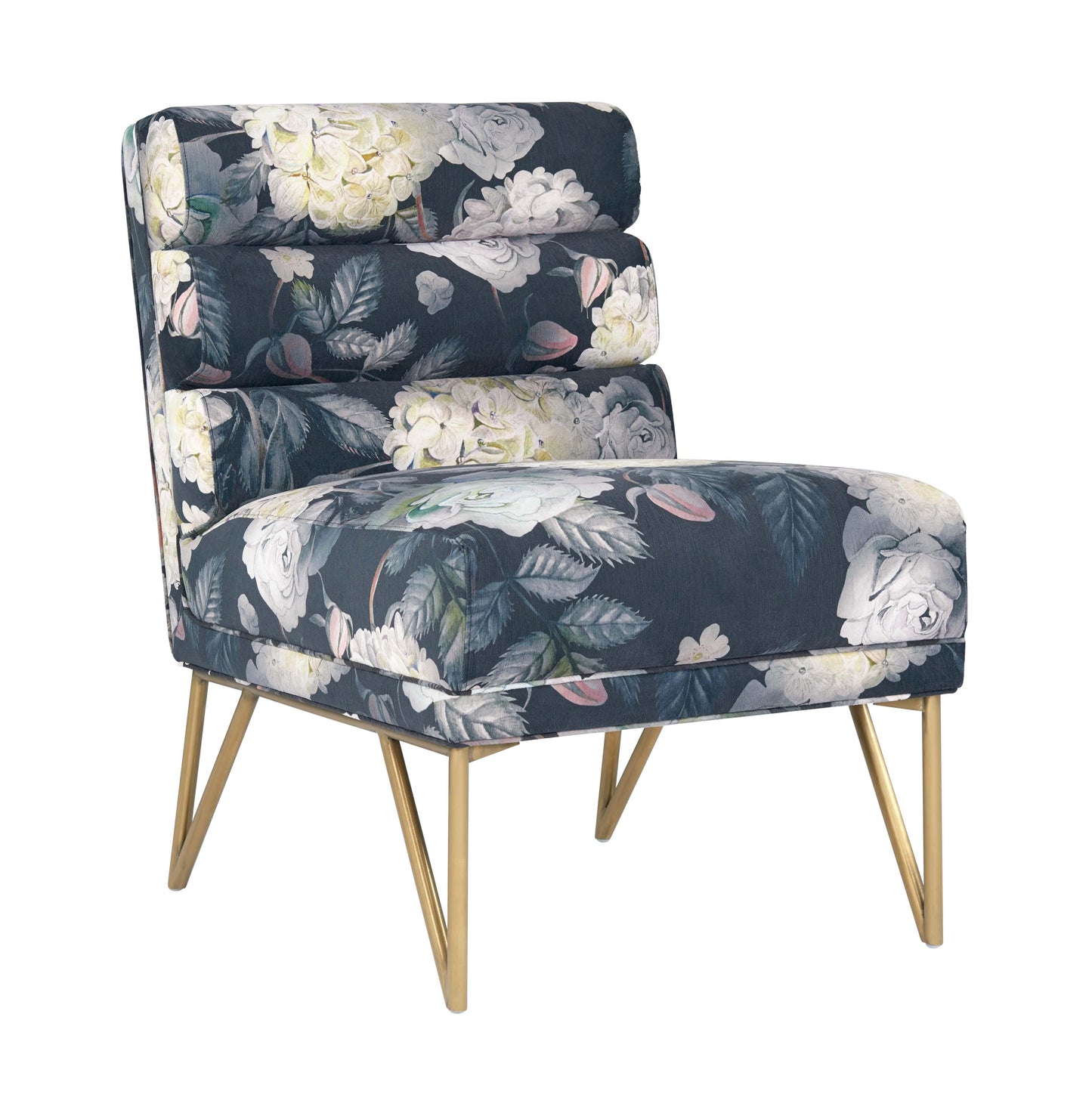 Tov Furniture Kelly Floral Velvet Chair