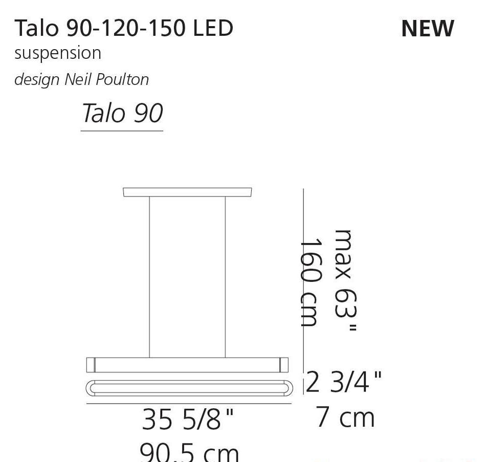 Artemide Talo 90 Led Pendant Light