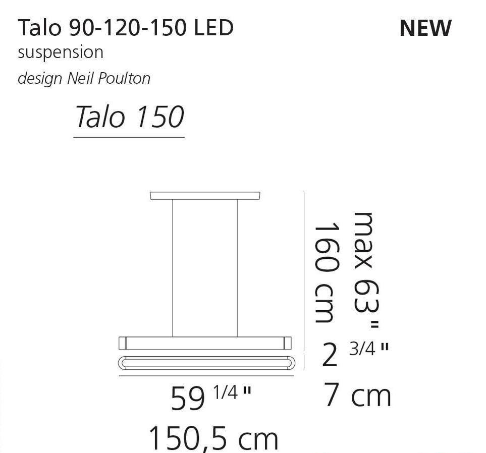 Artemide Talo 150 Led Pendant Light