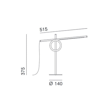 Pallucco Tangent Mini Table Lamp