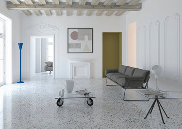 FontanaArte Tavolo con Ruote Rectangle Small