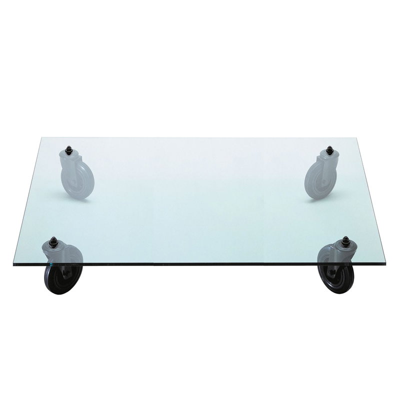 FontanaArte Tavolo con Ruote Rectangle Small