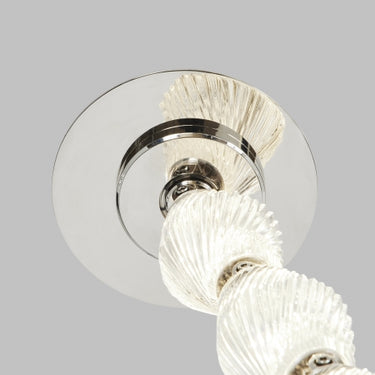 Elegant Collier 48 Pendant Light by Visual Comfort with brass accents