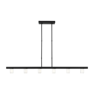 Long Linear Chandelier 60 Inch for Dining Table by Visual Comfort