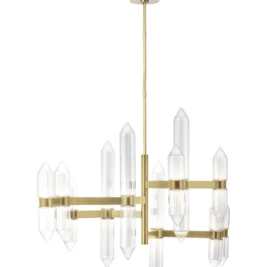 Langston Chandelier Medium | Visual Comfort - Brass Gold